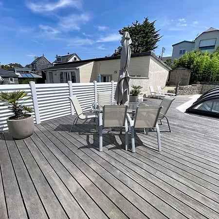 Vakantiehuis A 150m De La Avec Piscine Et Wifi Gratuit - Fr-1-361-8 Donville-les-Bains